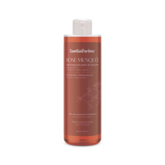 Gel Corps Bain et Douche à la Rose Musquée 500 ml Esential Aroms