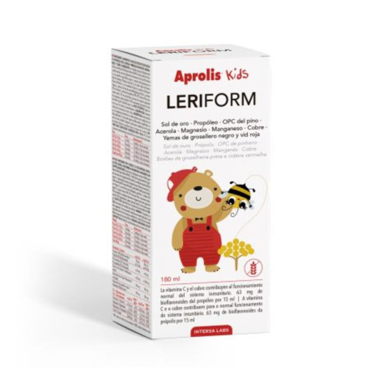 Aprolis Leriform Kids Xarop Infantil amb Pròpolis i Vitamina C 180 ml Intersa