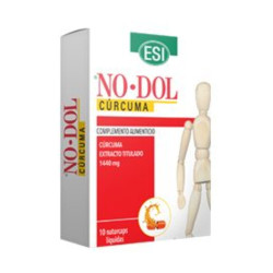 NO•DOL Cúrcuma Extracto Titulado 30 cápsulas líquidas Naturcaps Trepat Diet