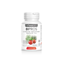 Bipros Zinc, Vitamina B6, Sabal y Pygeum 80 cápsulas Intersa