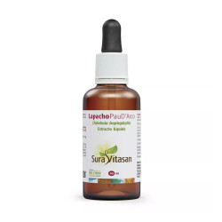 Lapacho Pau d'Arco Extracto Líquido de Corteza 50 ml Sura Vitasan