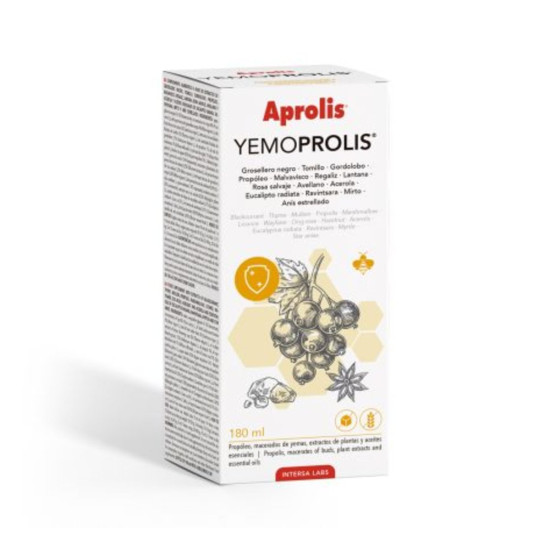 Aprolis Yemoprolis Jarabe de Propóleo, Higos, Saúco y Tomillo 180 ml Intersa