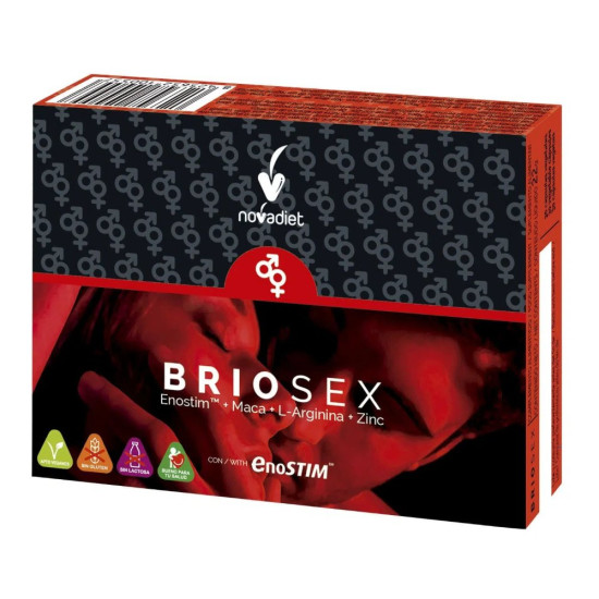 Briosex EnoSTIM™, Maca, L-Arginina y Zinc 30 cápsulas Nova Diet