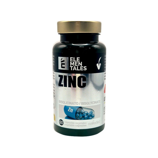 Zinc Bisglycinate 25 mg 60 gélules végétales Nova Diet