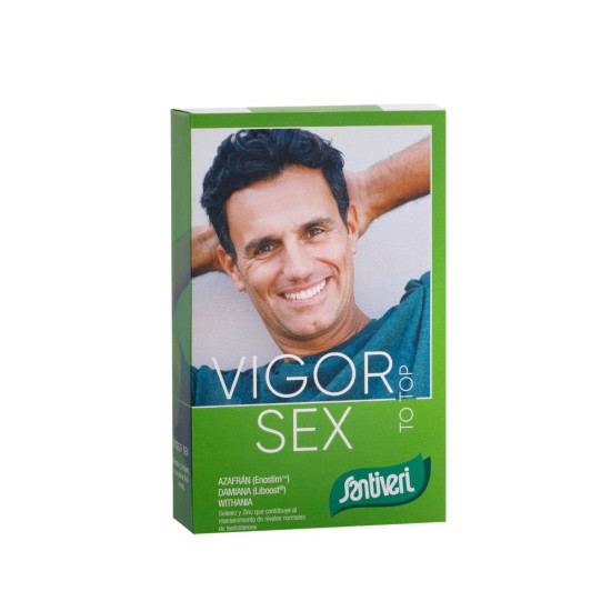 Vigor Sex Damiana, Ashwagandha, Zinc i Seleni 24 comprimits Santiveri