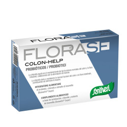 Florase Colon-Help Lactobacilos, Chlorella y Boswellia 40 cápsulas Santiveri
