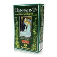 Coloration Hennatint Castaño Caoba Claro sans ammoniaque 60 ml Radhe Shyam