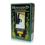 Coloration Hennatint Castaño Claro sans ammoniaque 60 ml Radhe Shyam