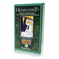 Coloration Hennatint Castaño Claro Ceniza sans ammoniaque 60 ml Radhe Shyam