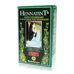 Tinte Hennatint Castaño Medio sin amoniaco 60 ml Radhe Shyam