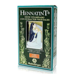 Tinte Hennatint Cobre Natural sin amoniaco 60 ml Radhe Shyam