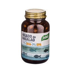 Aceite de Hígado de Bacalao 500 mg con EPA, DHA y Vitaminas A, D y E 120 perlas Santiveri