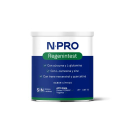 Regenintest L-Glutamina, Cúrcuma y Zinc en polvo 167 g NPro