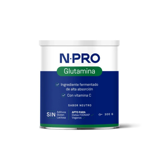 L-Glutamina Kyowa con Vitamina C en polvo 300 g NPro