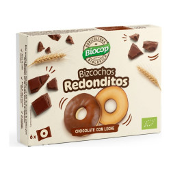 Bescuits Redonditos de Xocolata amb Llet Ecològics 150g Biocop