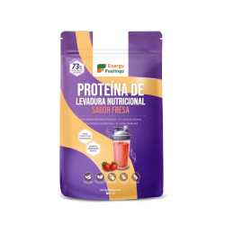 Proteína de Levadura Nutricional en Polvo Sabor Fresa 500 g Energy Feelings