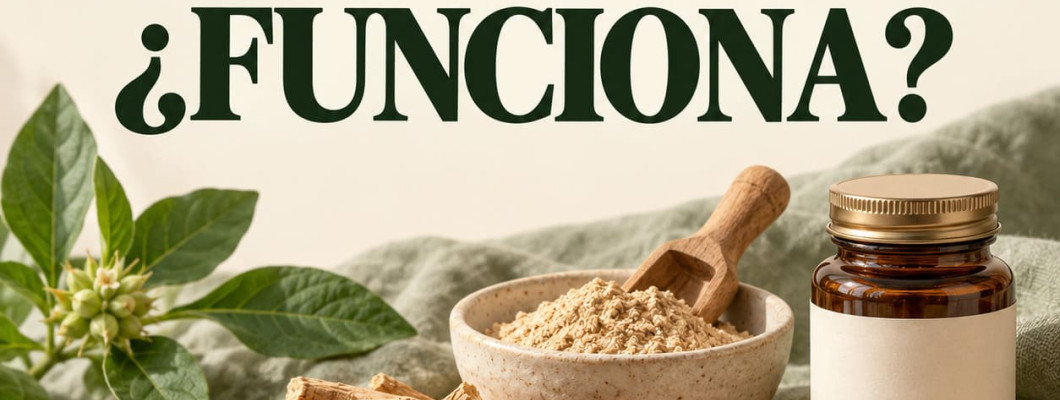 Ashwagandha y cortisol: qué baja de verdad, a qué dosis y cuándo no tomarla