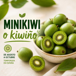 Minikiwi o kiwiño: qué es, cuándo es su temporada y cómo se come