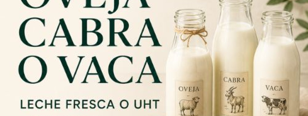 Leche de oveja, de cabra o de vaca: cuál te conviene