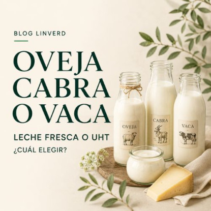 Leche de oveja, de cabra o de vaca: cuál te conviene