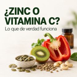 Zinc o vitamina C para las defensas: qué dice la evidencia