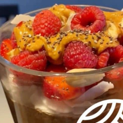 Chia Pudding al Cacao con fruta 100% Ecológico