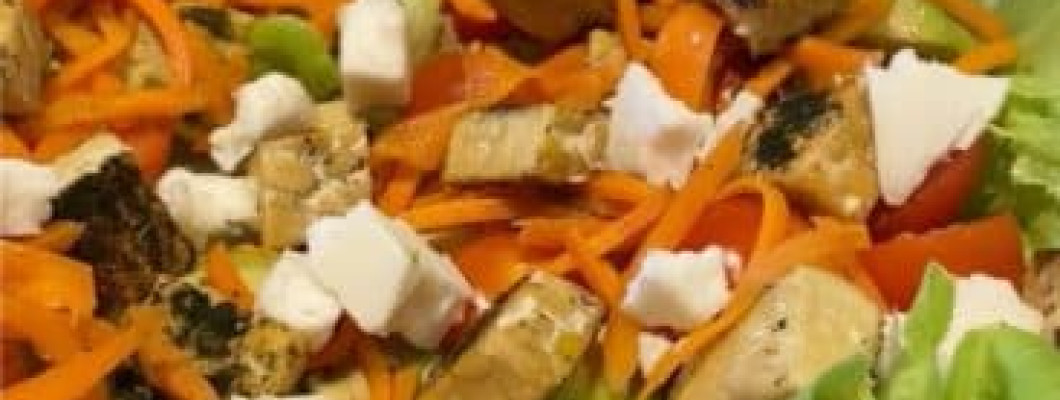 Ensalada Vegetariana Tofuscada