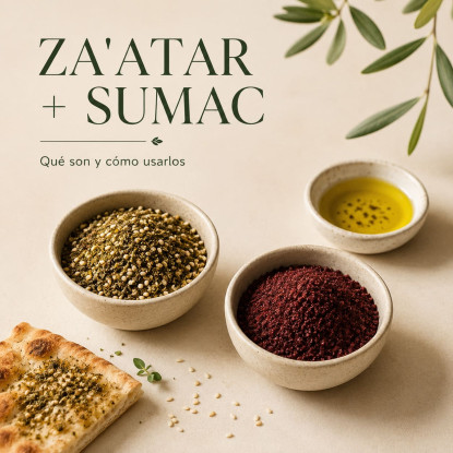 Za'atar y sumac: qué son, a qué saben y cómo usarlos en tu cocina