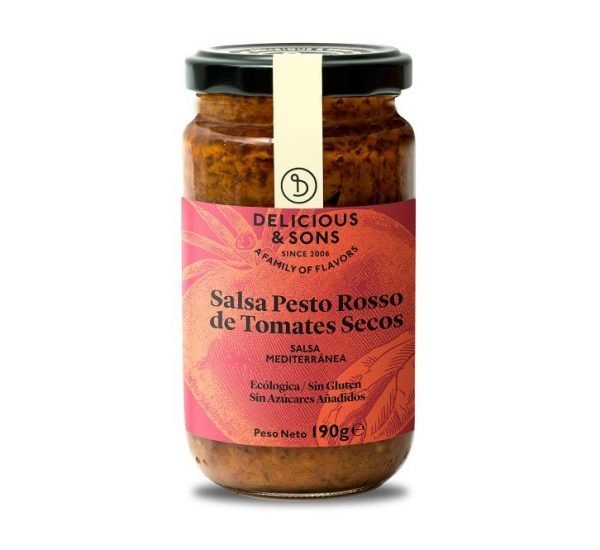 613 Salsa Pesto Rosso de tomaquets secs 190g Delicious Sons