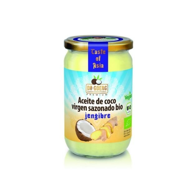 Aceite De Coco Bio Premium 190Ml Aromatizado Con Jengibre Dr.Goerg Eco