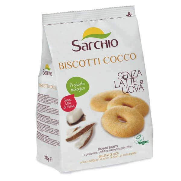 Cookies Coco 250gr Sarchio Eco