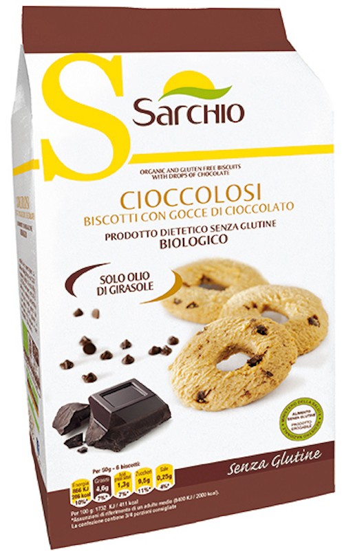 Cookies Amb Gotes De Xocolata 200gr Sarchio Eco