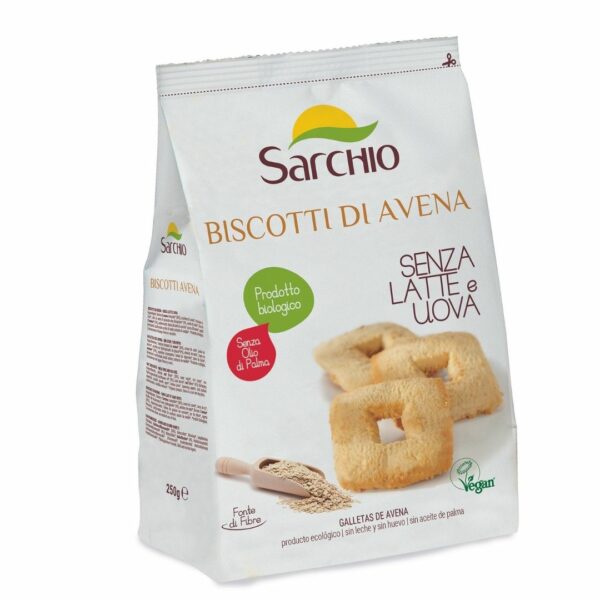 Cookies De Farina De Civada 250gr Sarchio Eco