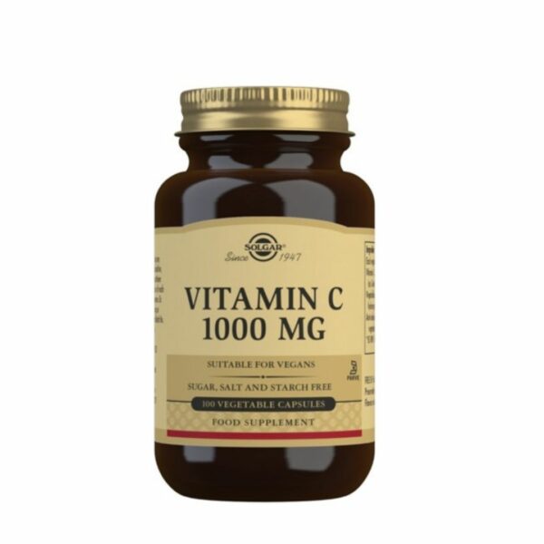 Vitamina C 1000 100caps Vegetals 100 Solgar