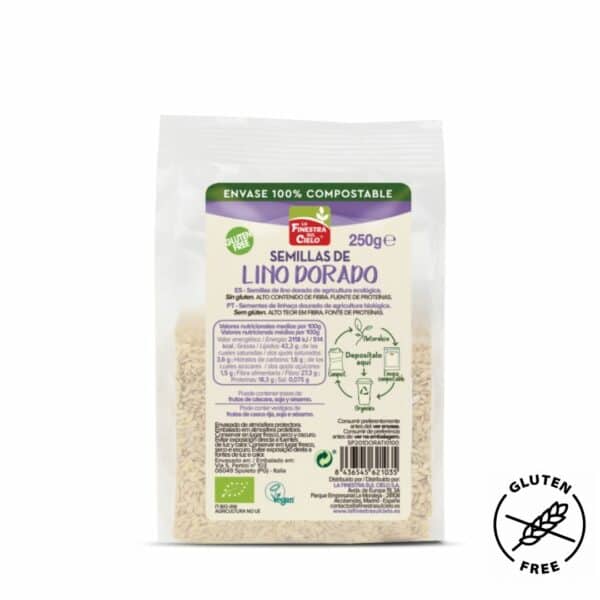 Llavors Lli Daurat 250gr Sense Gluten La Finestra Sul Cielo Eco