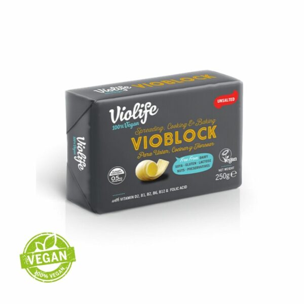 Vioblock Per Untar O Cuinar Sense Sal 250gr Violife Eco