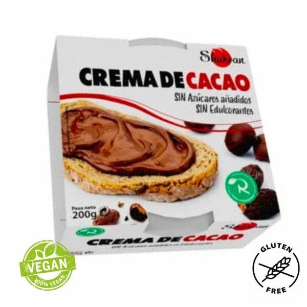 Crema De Cacao Vegana, S G I S L 200gr Shukran