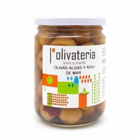 Olives Algues I Aigua De Mar 435gr Olivateria Eco