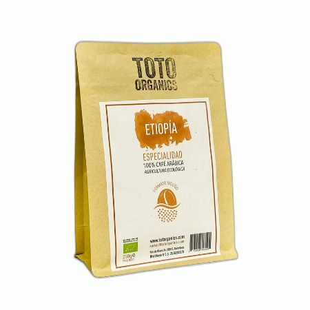 Cafe Etiopia 100% Arabica Ecologico Molido