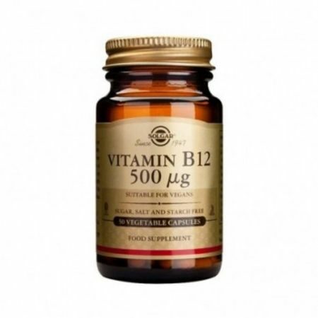 Solgar Vitamina B12 (cianocobalamina) 500mcg 50 Capsulas