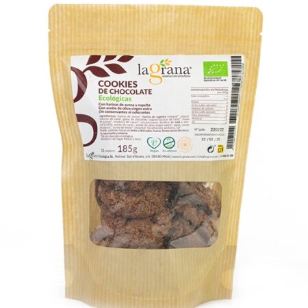 Cookies De Chocolate La Grana Eco 185g 600