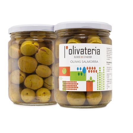 Olives En Salmorra 435gr Olivateria Eco
