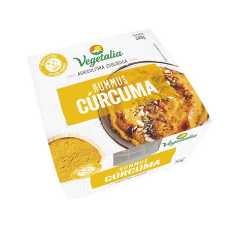 Hummus De Cigrons I Curcuma 220gr Vegetalia Eco