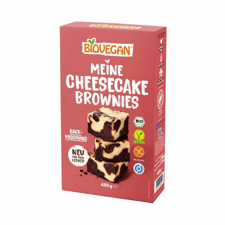 Preparat Per A Brownie Cheesecake S G 480gr Biovegan Eco