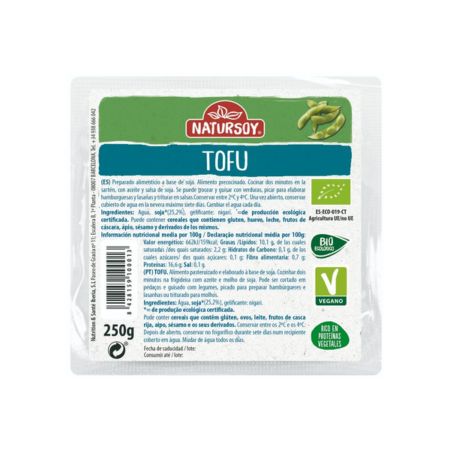 110380686 Tofu Natural 250gr Natursoy Eco