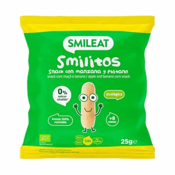 131717548 Gusanitos Amb Poma I Platano 25gr Smileat Eco