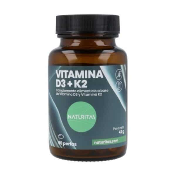 134562140 Vitamina D3 I K2 60 Perles Naturitas Essentials