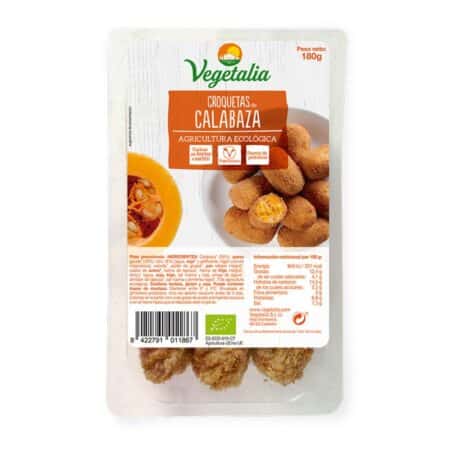 143211844croquetes Vegan De Carbassa 180g Vegetalia Eco8422791011867