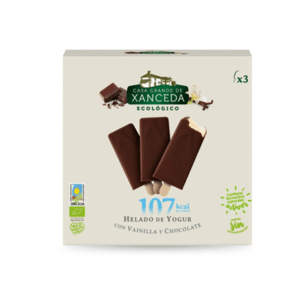 148137098 Gelat De Iogurt Vainilla I Cobert De Xocolata 3x86ml Xanceda Eco 8437006245845